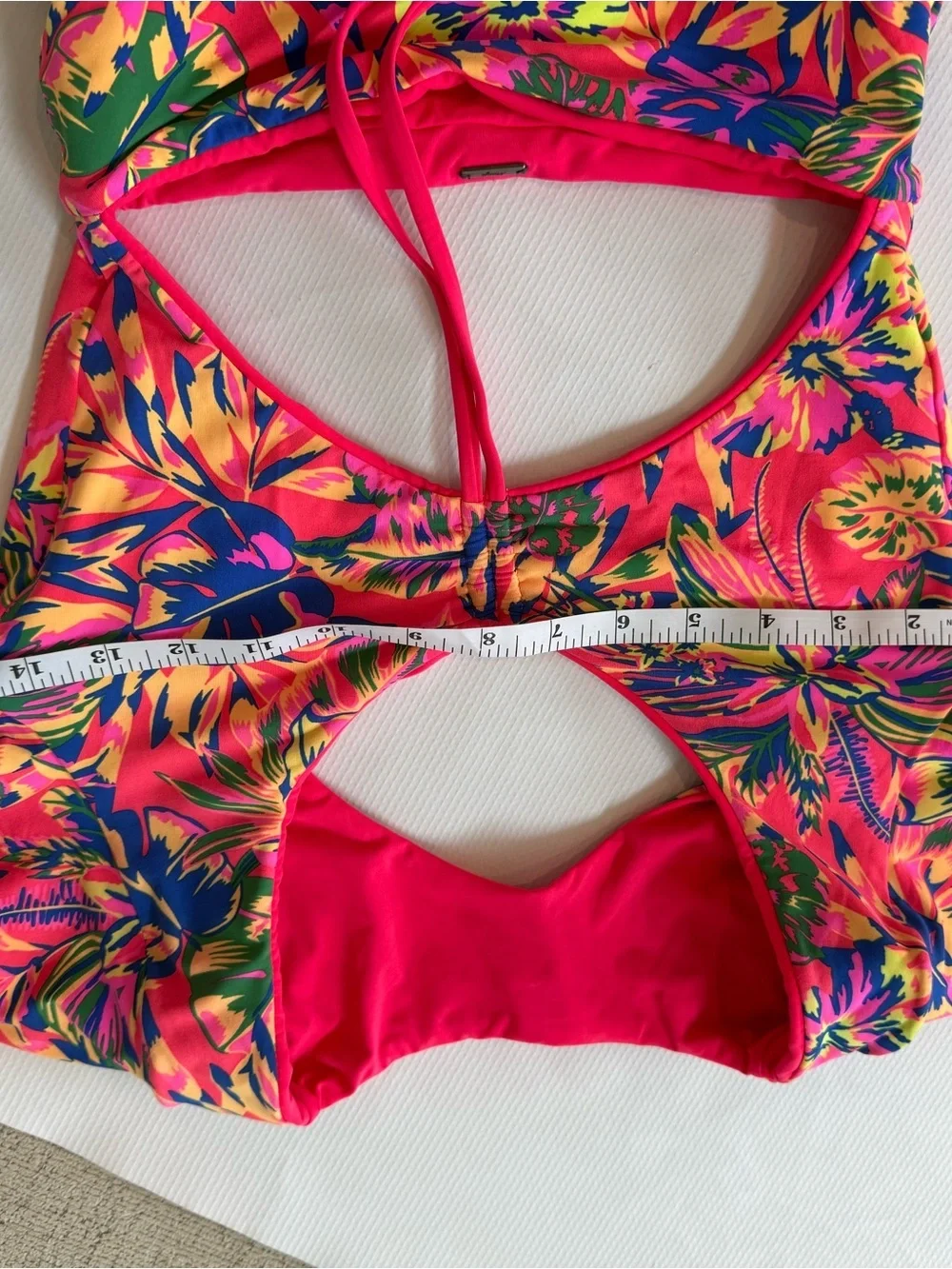 Maaji Bright Long Sleeve Swimsuit No Size Tag See Measurements Approx Small